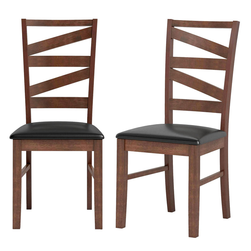 Giantex Wooden Dining Chairs Set of 2/4 for Dining Room