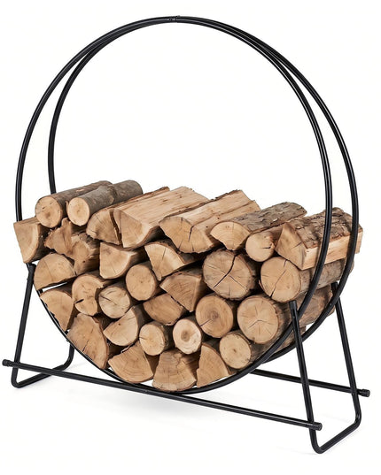 GIANTEX 45" Round Firewood Rack Outdoor