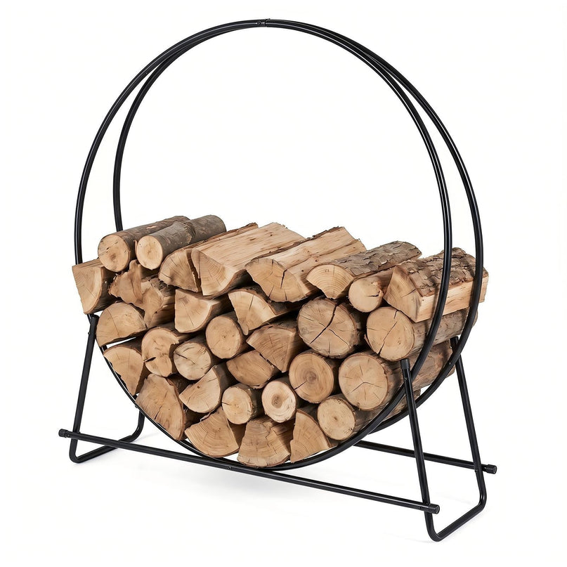 GIANTEX 45" Round Firewood Rack Outdoor