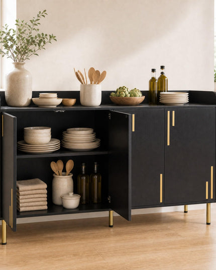 Giantex 55" Buffet Cabinet with 4 Doors
