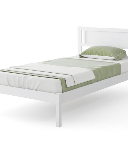 Giantex Wood Full Size Bed Frame with Headboard