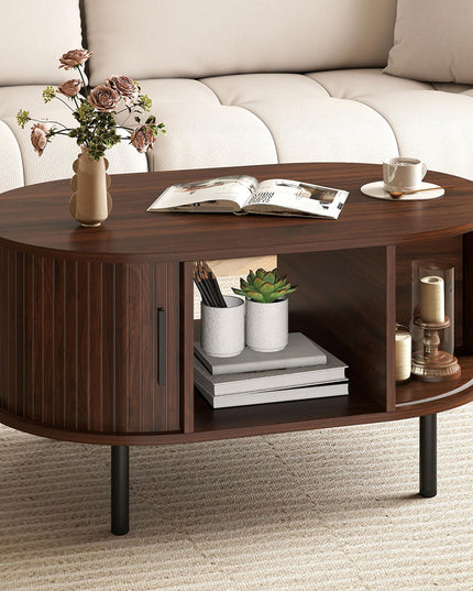 Giantex Oval Coffee Table