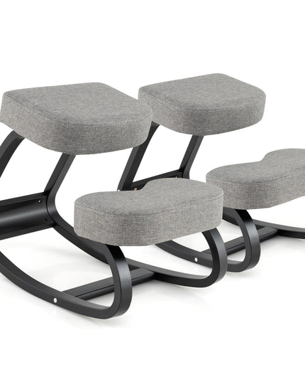Giantex Ergonomic Kneeling Chair, Rocking Posture Chair with Padded Cushion
