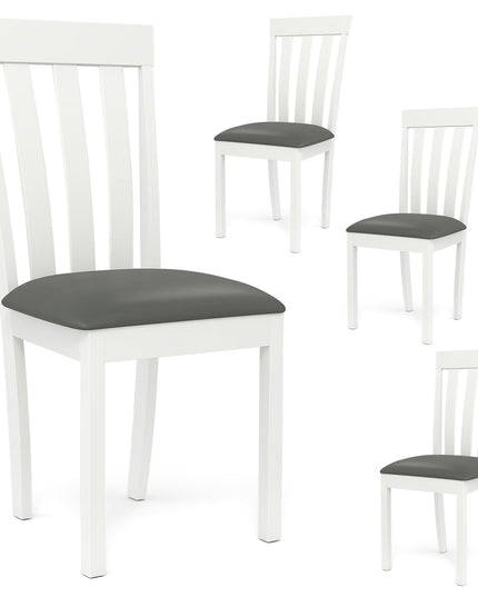 Giantex Wood Dining Chair, Mid Century Dining Side Chairs for Kitchen, Dining Room, Restaurant