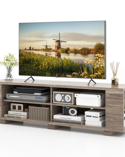 Giantex TV Stand Entertainment Center - Farmhouse Television Table up to 65 Inches TVs, 7 Colors