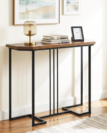 GIANTEX Modern Gold Console Table 44" Narrow Entryway Table