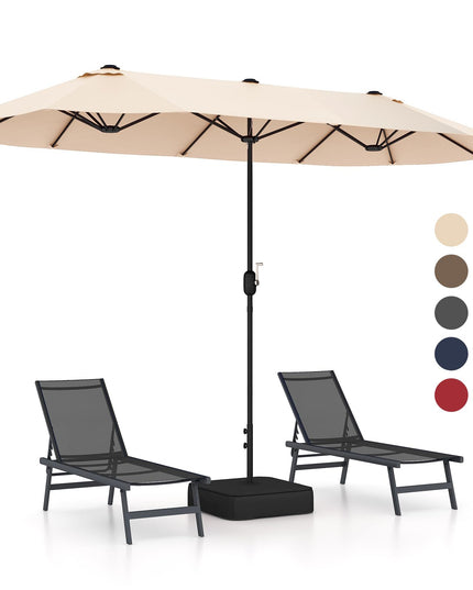 Giantex 13ft Large Patio Umbrella with Base