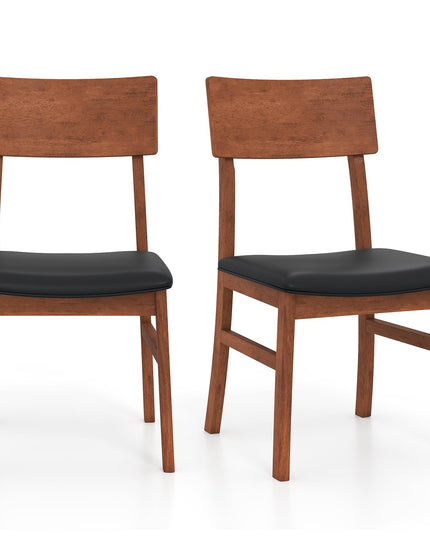 Giantex Wooden Dining Chairs Set of 2/4 for Dining Room