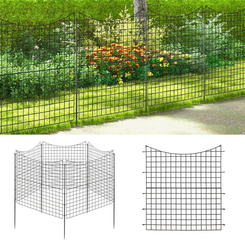 Giantex Decorative Garden Fence 5 Pack (39''(H) x 14.3ft (L))