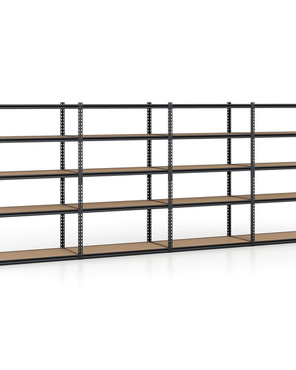 Giantex 5-Tier Metal Storage Shelves(1/2/3/4,48" W x 24" D x 72" H)