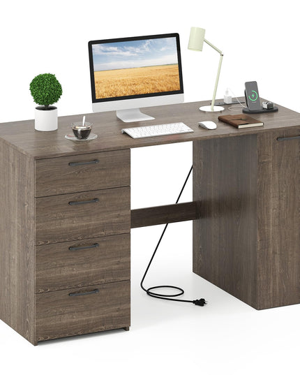 Giantex Computer Desk with Drawers 53 Inch