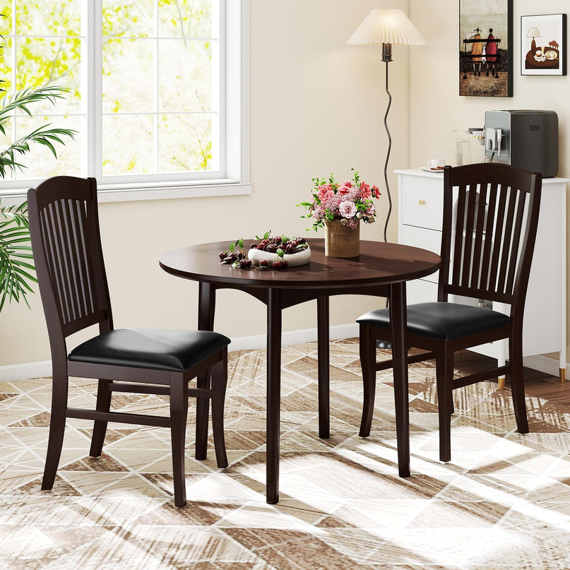 Giantex Wooden Dining Chairs Set for Restaurant
