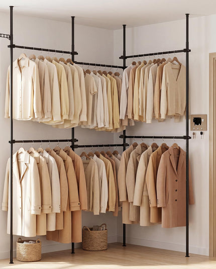 Giantex Floor to Ceiling Clothes Rack for Bedroom