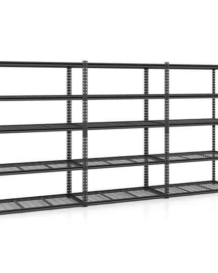 Giantex 5-Tier Metal Storage Shelves Heavy Duty Garage Shelving Units(48" L x 24" W x 72" H)