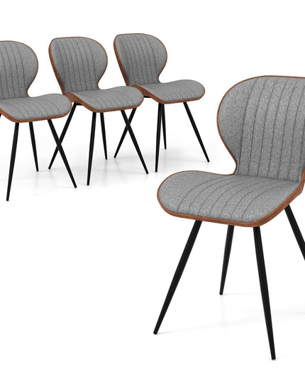 Giantex Upholstered Dining Chairs Set