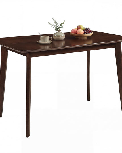 Giantex Dining Table for 4-6 People 47" Rectangular Wooden Kitchen Table