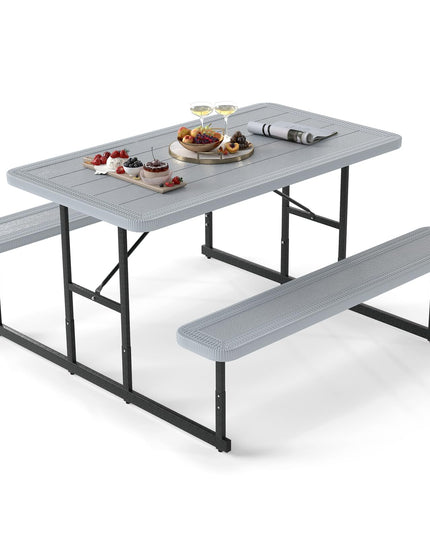 Giantex Picnic Table Bench Set for 4 People