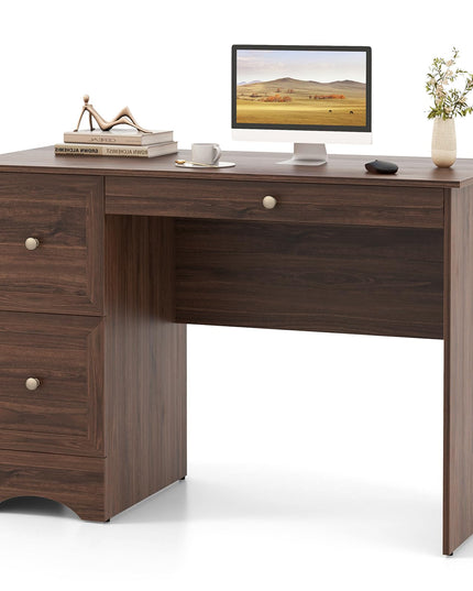 Giantex Computer Desk with 2 Drawers
