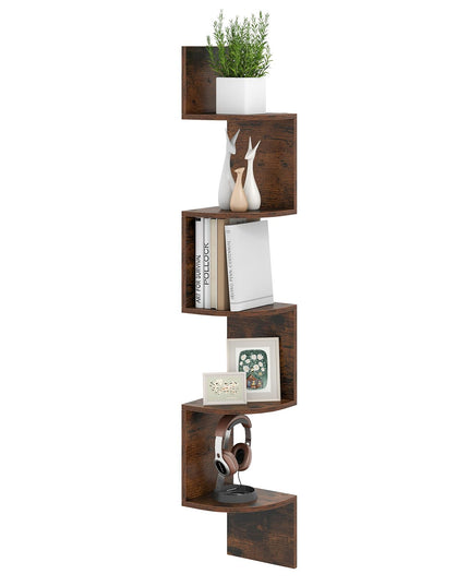 Giantex Corner Shelf Wall Mounted for Living Room