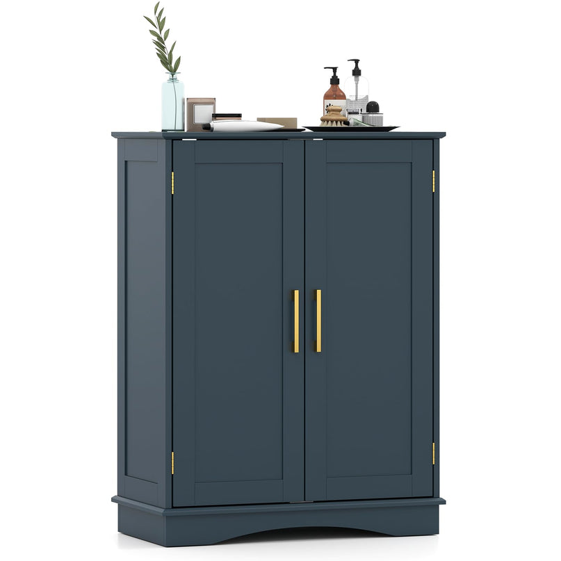Giantex Freestanding Floor Cabinet Storage Organizer for Living Room