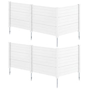 6 Panels / White