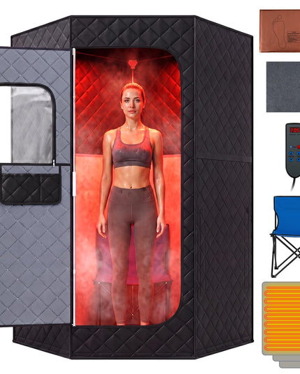 Giantex Indoor Personal Sauna Tent for Home Relaxation