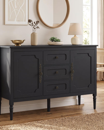 GIANTEX 47" Buffet Cabinet with 3 Drawers & 2 Cabinets