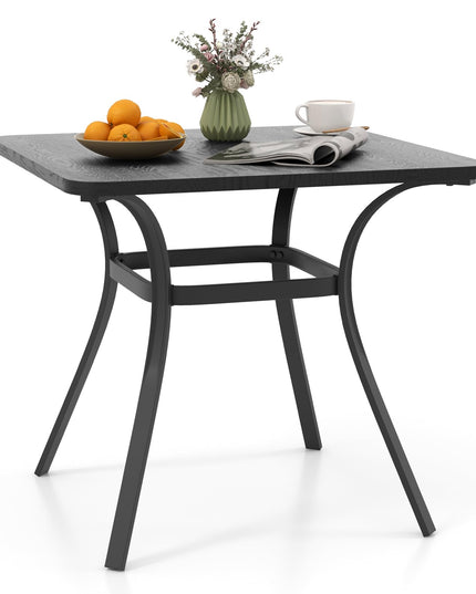 Giantex Patio Dining Table, 32”x32”x29” Outdoor Table
