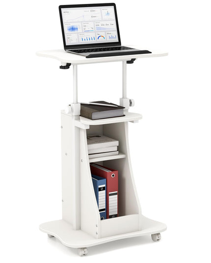 Giantex Mobile Podium Stand