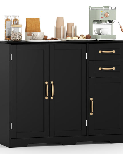 Giantex Sideboard Buffet Cabinet Modern Sideboard Cabinet