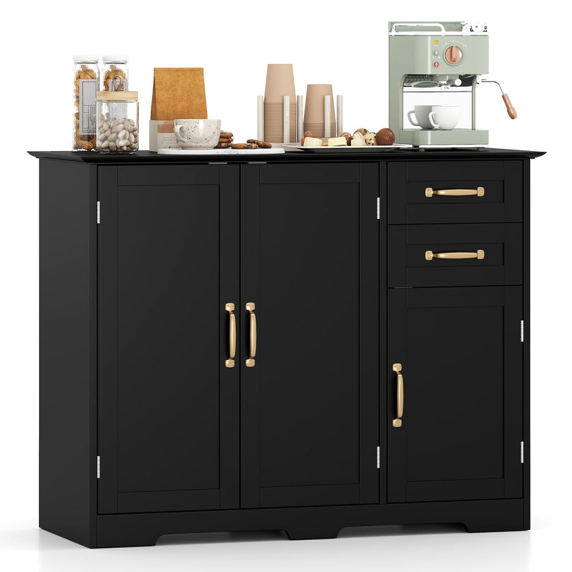 Giantex Sideboard Buffet Cabinet Modern Sideboard Cabinet