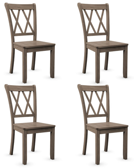 Giantex Rubber Wood Dining Room Side Chair