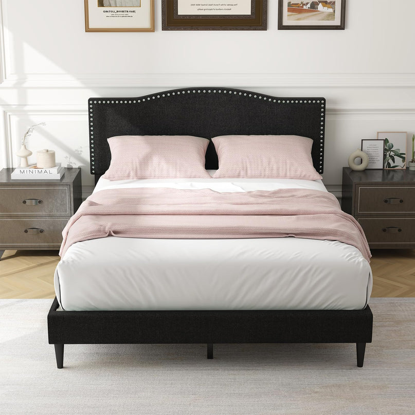 Giantex Queen Bed Frame with Headboard