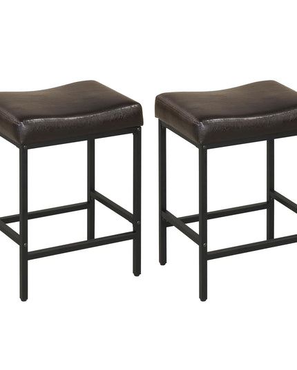 Chaises de bar Giantex de 25 pouces à hauteur de comptoir pour îlot de cuisine avec pieds en métal