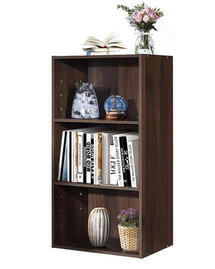 3 Shelf Bookcase Book Shelves Open Storage Cabinet