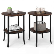 2 / Marron rustique + Noir