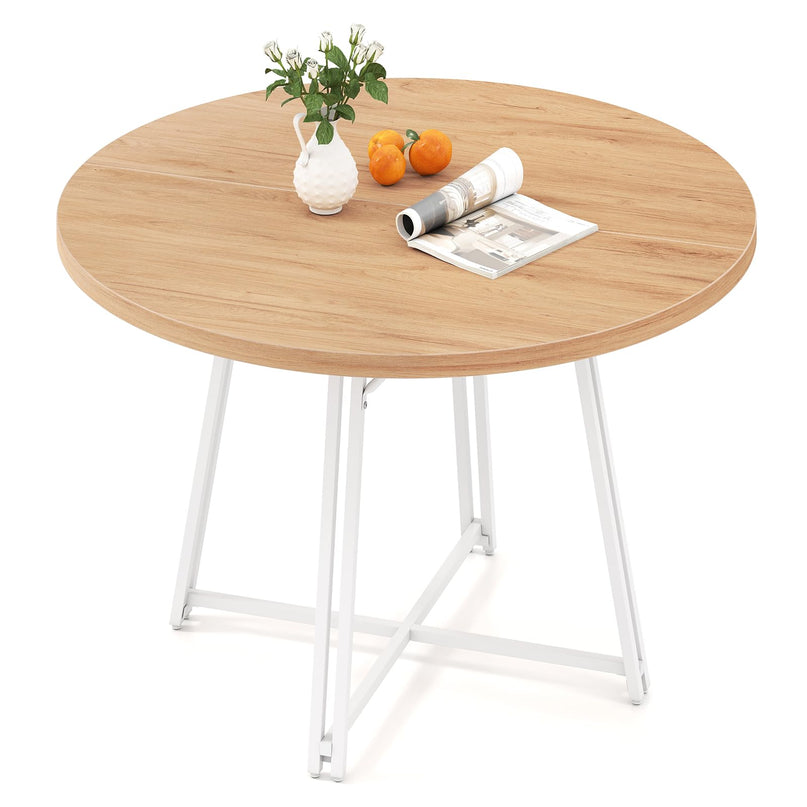 Giantex 47" Round Dining Table for 4-6 People