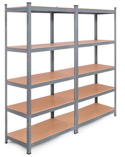 Storage Shelving Rack Utility Shelf 5-Tier | Heavy Duty 2750LBS Garage Shelves Shelving