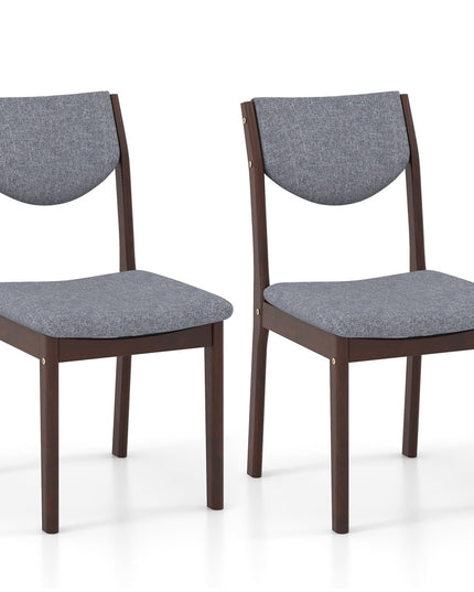 Giantex Wood Dining Chair, Wooden Kitchen Chairs with Rubber Wood Frame