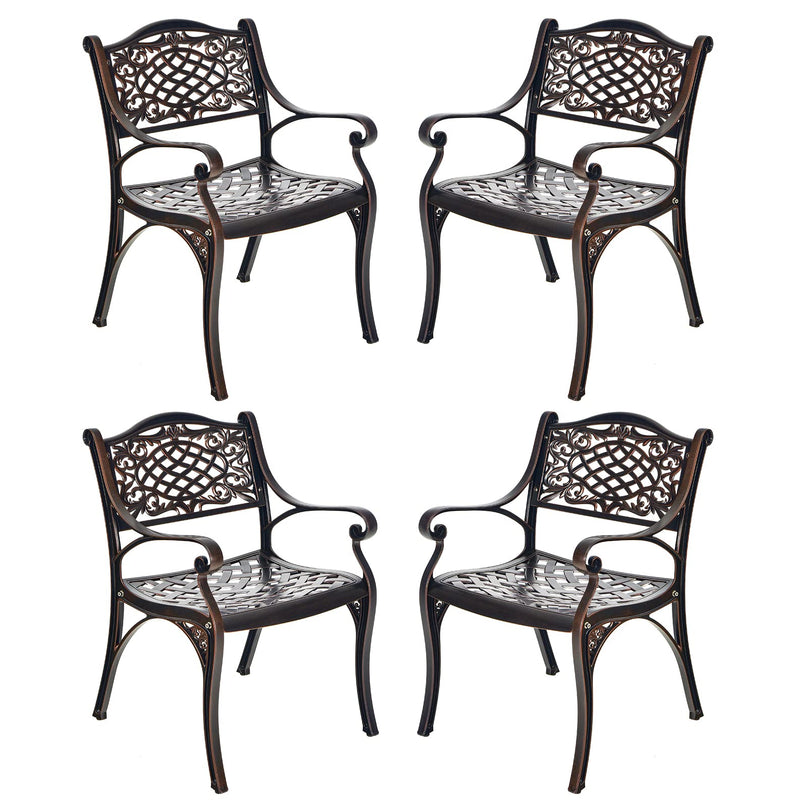 Giantex Patio Chairs, Outdoor Armchairs for Garden Deck Backyard Poolside