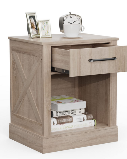 Wooden Sofa Side Table for Bedroom Office Study