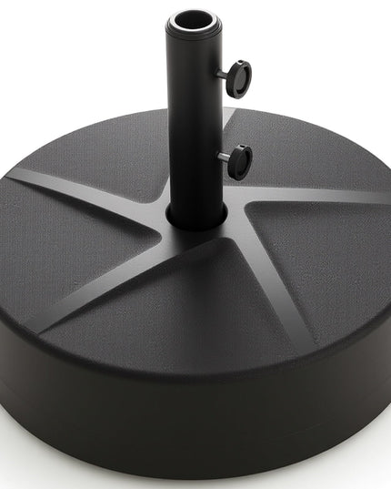 Giantex  88 lbs Fillable Umbrella Stand with 2 Adjustable Knobs & 3 Adapters
