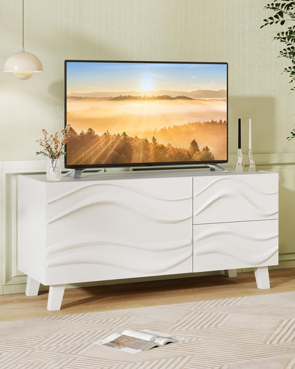 Giantex White TV Stand for TVs up to 44"