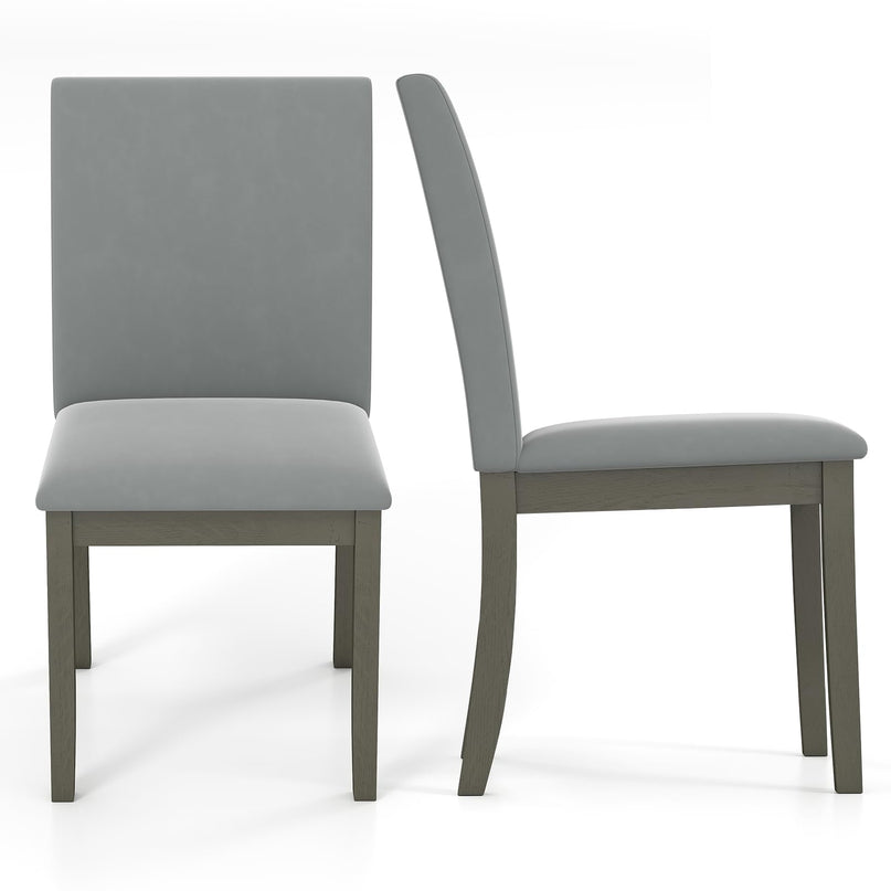 Giantex Upholstered Dining Chairs Set for Restaurant