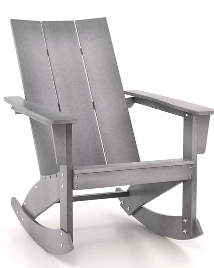 Giantex Outdoor Rocking Chairs for Porch - Waterproof HDPE Adirondack Rocker, 330lbs Weight Capacity