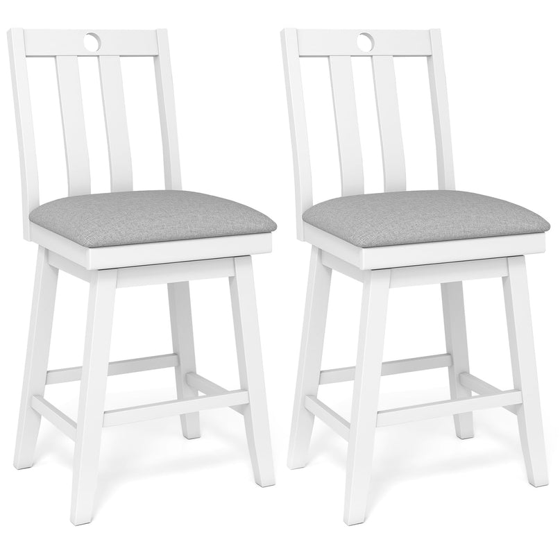 Giantex 25" Bar Stools Set with Padded Seat for Kitchen Island