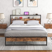 Queen / Charging Headboard+no Drawer