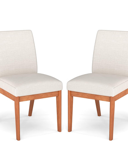 Giantex Upholstered Dining Chairs Set of 2/4 for Dining Room