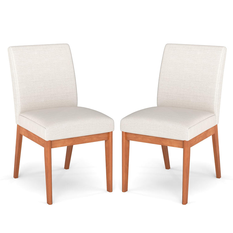 Giantex Upholstered Dining Chairs Set of 2/4 for Dining Room