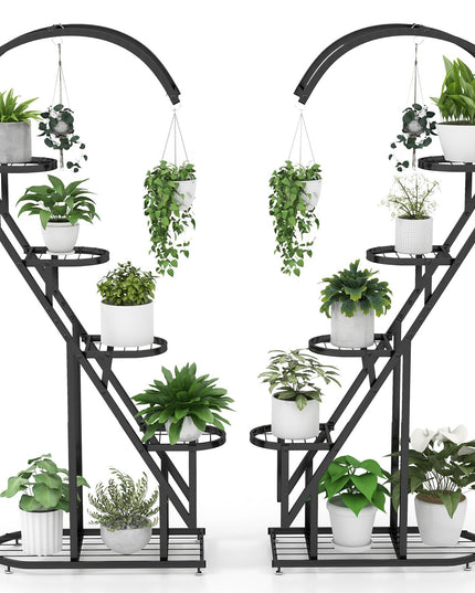 Giantex 5 Tier Metal Plant Stand Indoor
